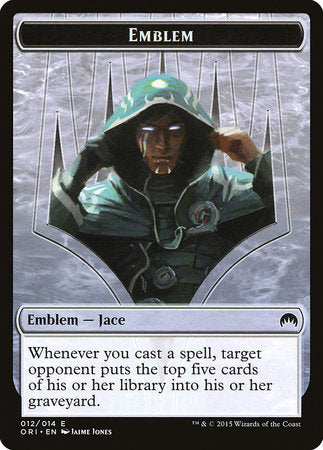 Emblem - Jace, Telepath Unbound [Magic Origins Tokens] | Exor Games Summserside