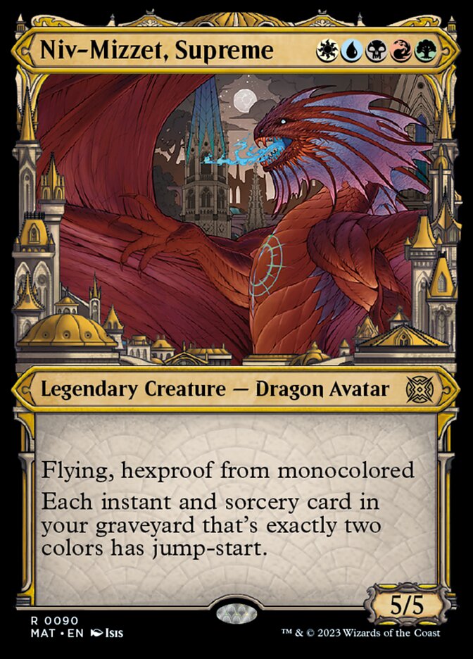 Niv-Mizzet, Supreme (Showcase) [March of the Machine: The Aftermath] | Exor Games Summserside