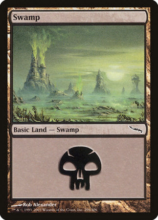 Swamp (296) [Mirrodin] | Exor Games Summserside