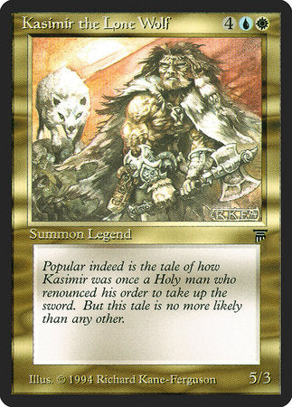 Kasimir the Lone Wolf [Legends] | Exor Games Summserside