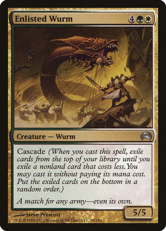 Enlisted Wurm [Planechase 2012] | Exor Games Summserside
