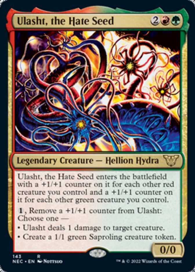 Ulasht, the Hate Seed [Kamigawa: Neon Dynasty Commander] | Exor Games Summserside