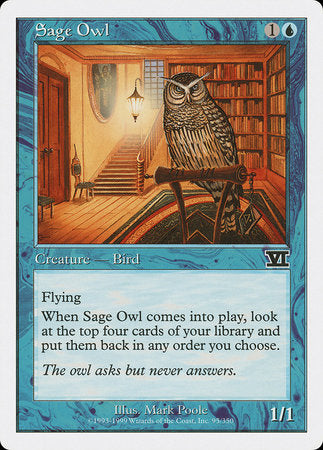 Sage Owl [Classic Sixth Edition] | Exor Games Summserside