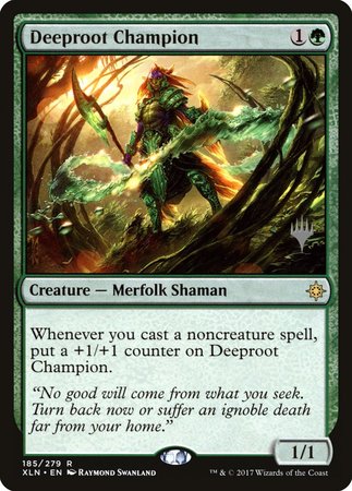 Deeproot Champion [Ixalan Promos] | Exor Games Summserside