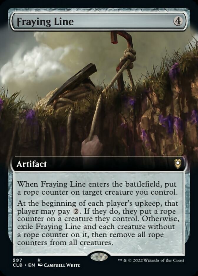 Fraying Line (Extended Art) [Commander Legends: Battle for Baldur's Gate] | Exor Games Summserside