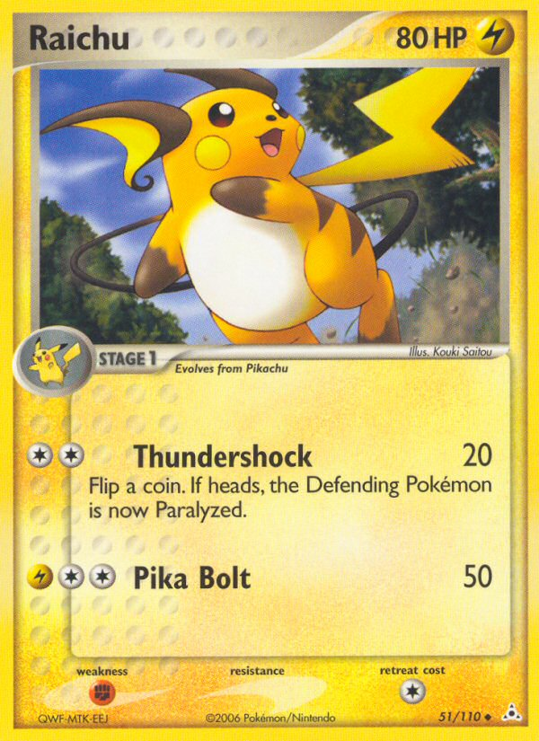 Raichu (51/110) [EX: Holon Phantoms] | Exor Games Summserside