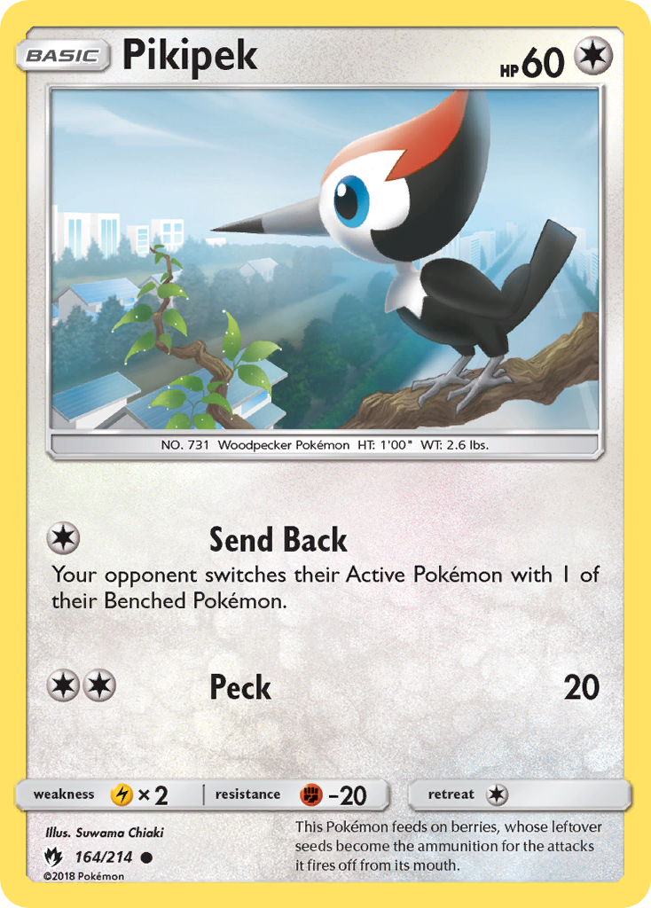 Pikipek (164/214) [Sun & Moon: Lost Thunder] | Exor Games Summserside