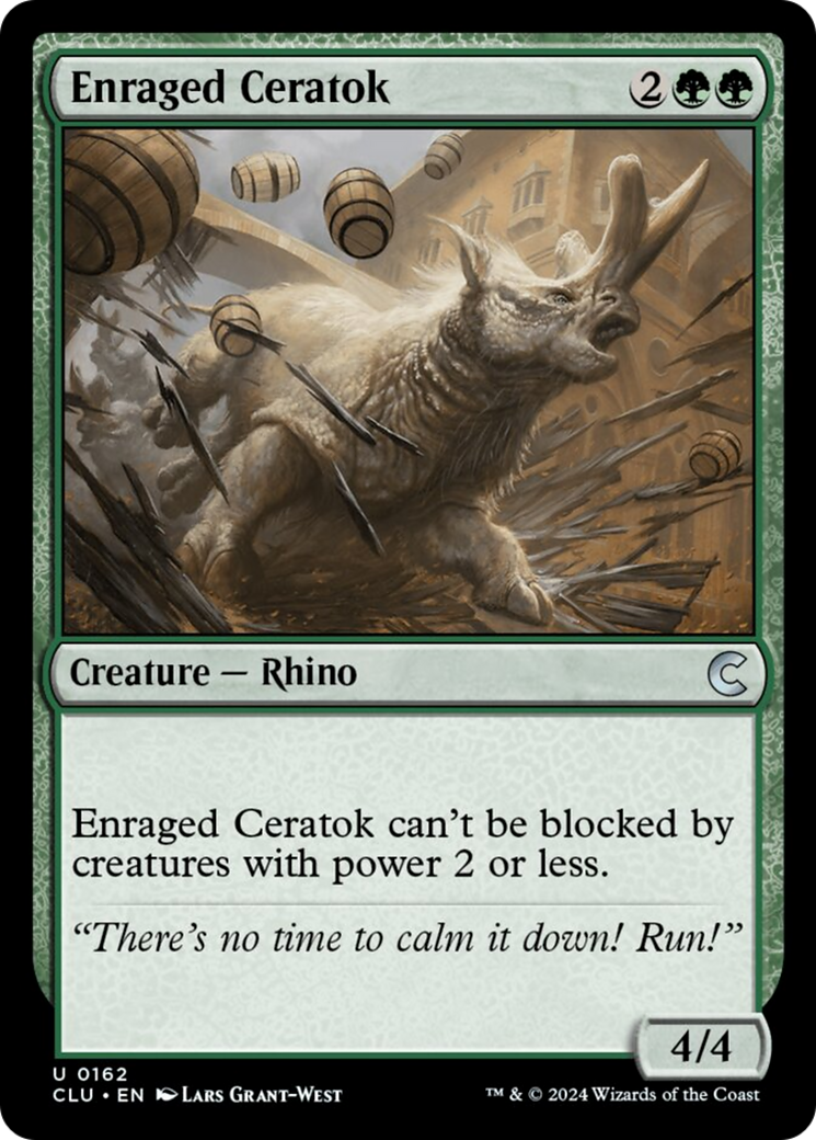 Enraged Ceratok [Ravnica: Clue Edition] | Exor Games Summserside