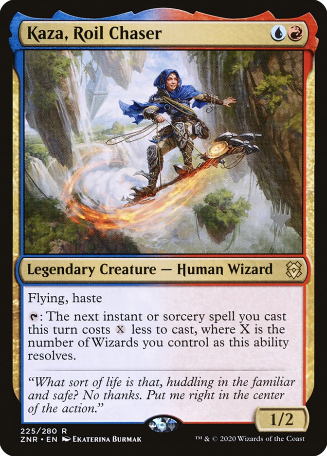 Kaza, Roil Chaser (Promo Pack) [Zendikar Rising Promos] | Exor Games Summserside