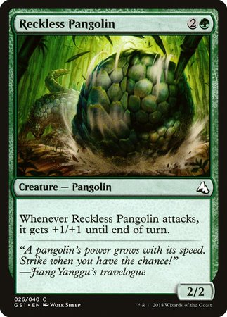 Reckless Pangolin [Global Series Jiang Yanggu & Mu Yanling] | Exor Games Summserside