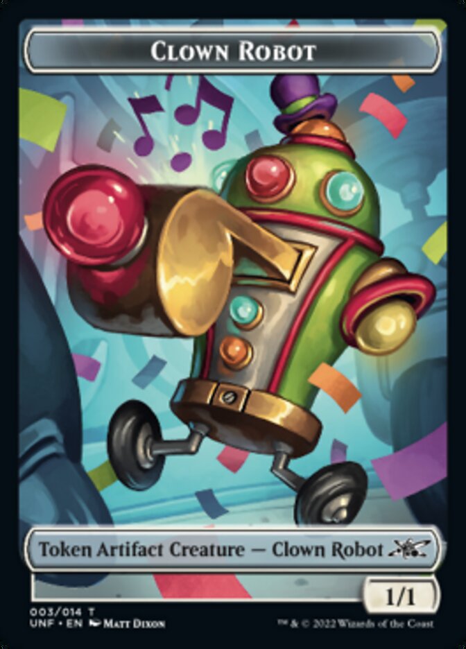 Clown Robot (003) Token [Unfinity Tokens] | Exor Games Summserside