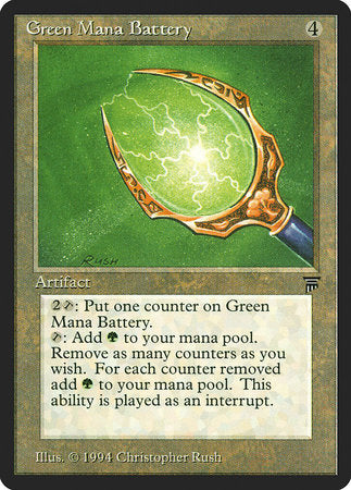 Green Mana Battery [Legends] | Exor Games Summserside