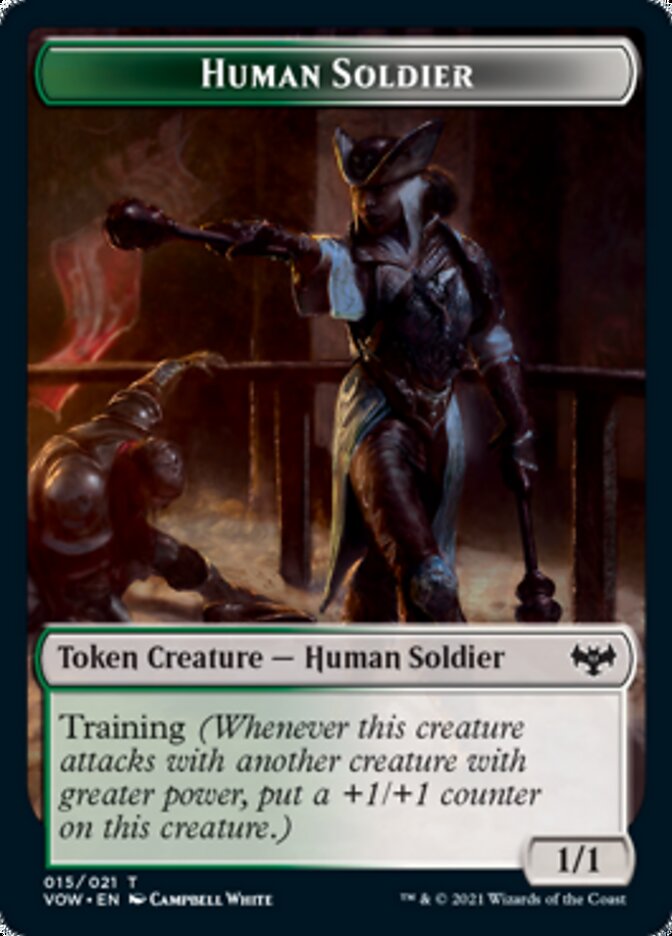 Human Soldier Token [Innistrad: Crimson Vow Tokens] | Exor Games Summserside