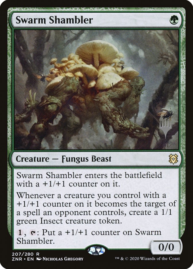 Swarm Shambler (Promo Pack) [Zendikar Rising Promos] | Exor Games Summserside