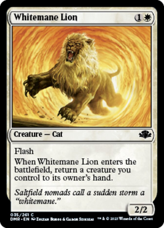 Whitemane Lion [Dominaria Remastered] | Exor Games Summserside