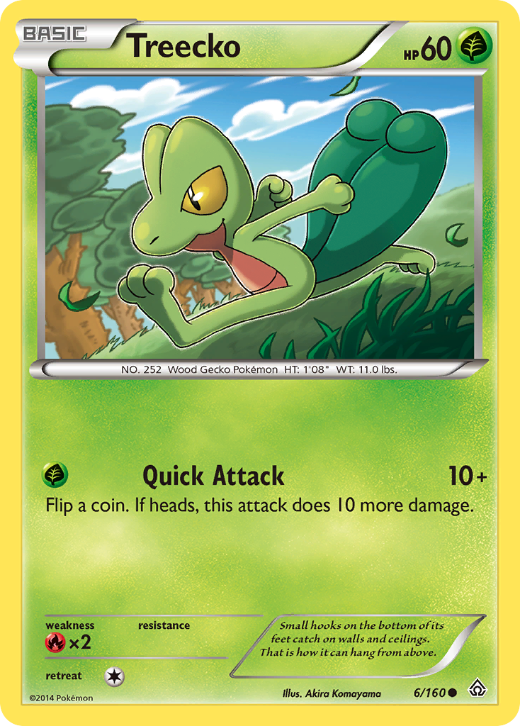 Treecko (6/160) [XY: Primal Clash] | Exor Games Summserside