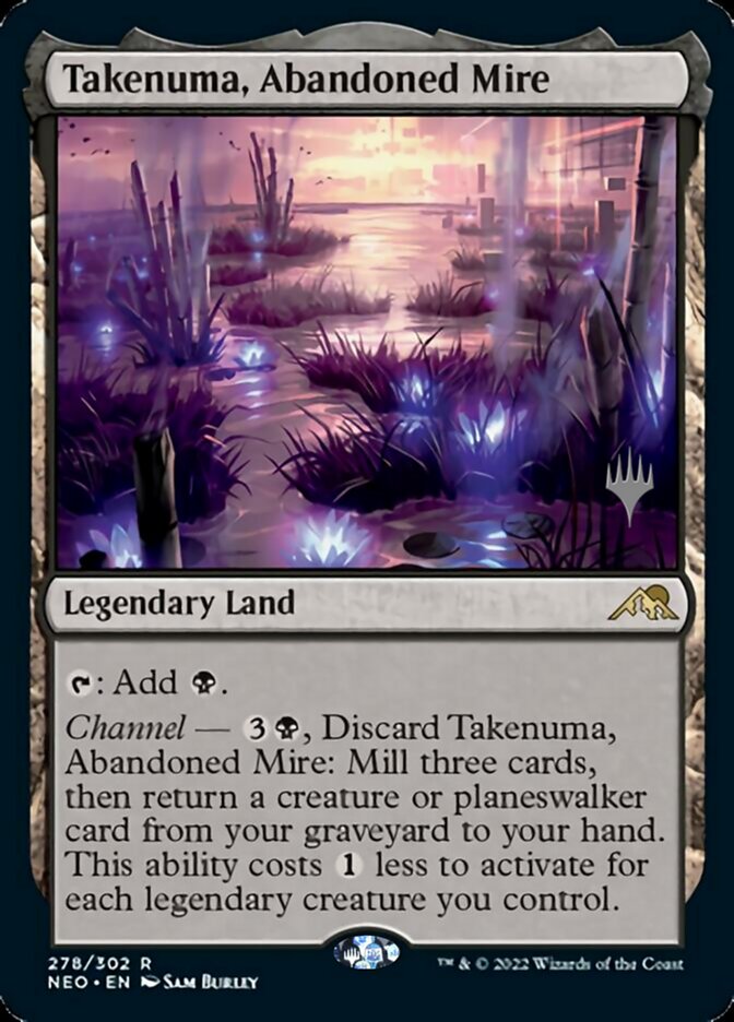 Takenuma, Abandoned Mire (Promo Pack) [Kamigawa: Neon Dynasty Promos] | Exor Games Summserside