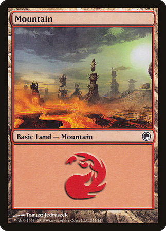 Mountain (244) [Scars of Mirrodin] | Exor Games Summserside