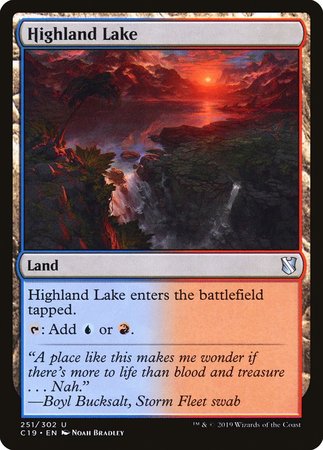 Highland Lake [Commander 2019] | Exor Games Summserside