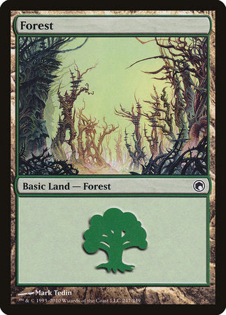 Forest (247) [Scars of Mirrodin] | Exor Games Summserside