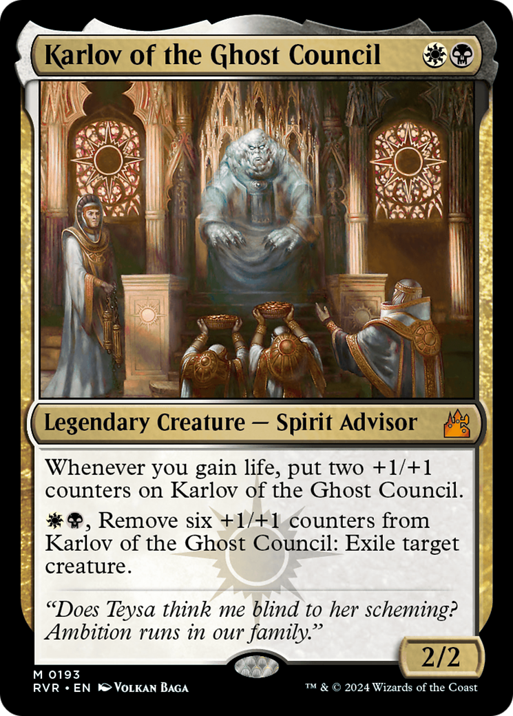 Karlov of the Ghost Council [Ravnica Remastered] | Exor Games Summserside