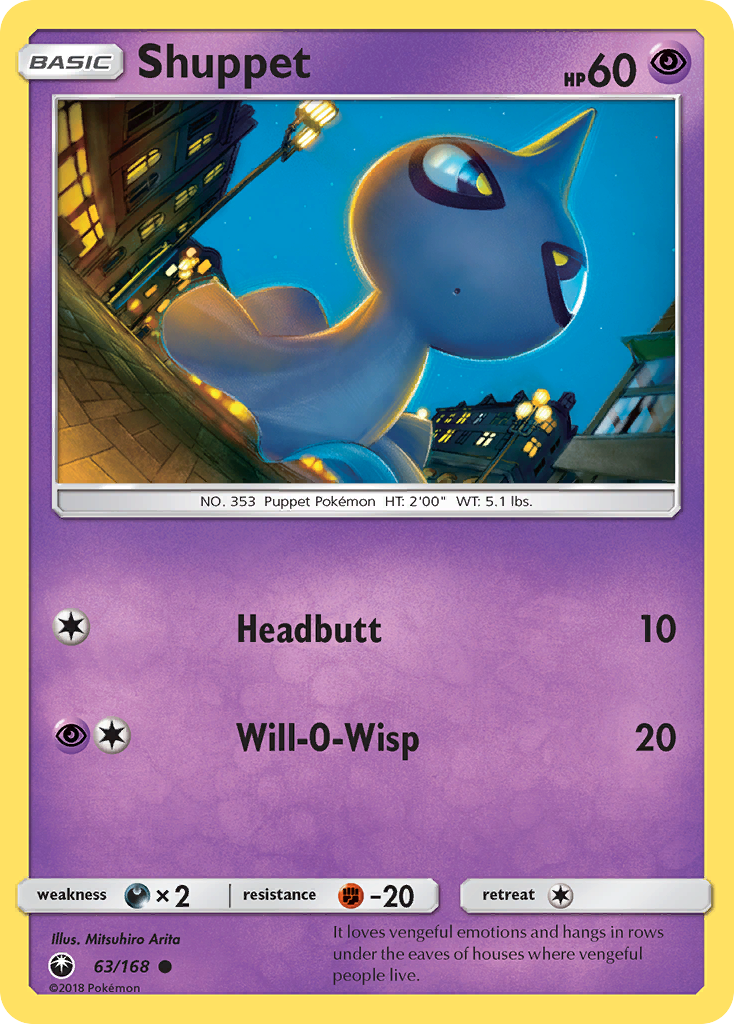 Shuppet (63/168) [Sun & Moon: Celestial Storm] | Exor Games Summserside