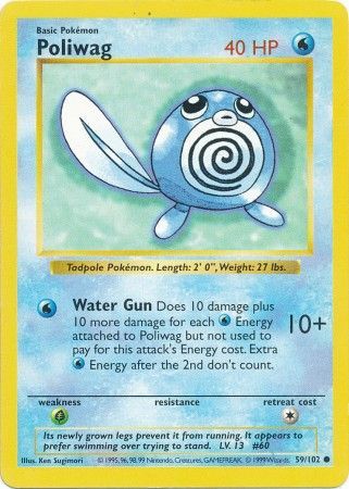 Poliwag (59/102) [Base Set Shadowless Unlimited] | Exor Games Summserside