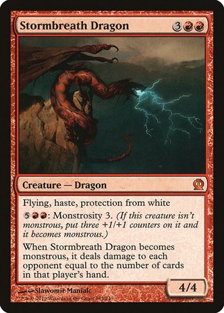 Stormbreath Dragon [Theros] | Exor Games Summserside