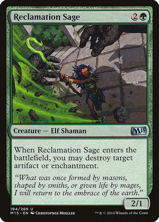 Reclamation Sage [Magic 2015] | Exor Games Summserside