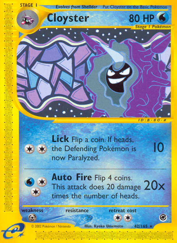 Cloyster (42/165) [Expedition: Base Set] | Exor Games Summserside