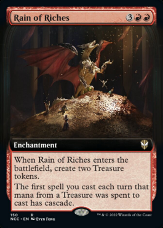 Rain of Riches (Extended Art) [Streets of New Capenna Commander] | Exor Games Summserside