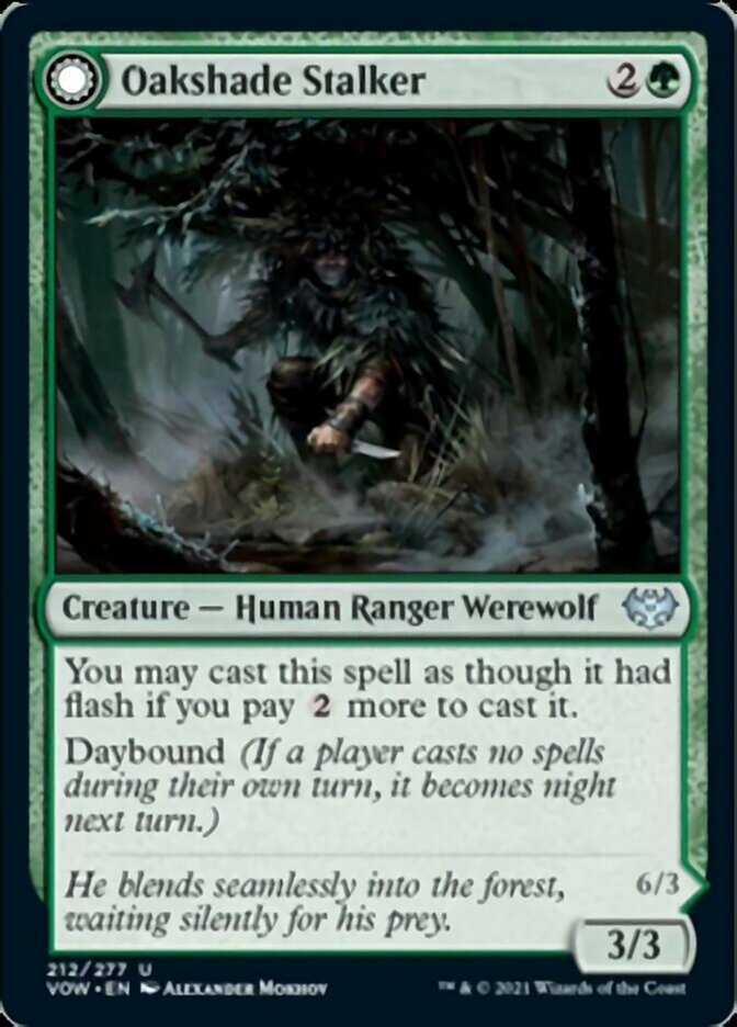Oakshade Stalker // Moonlit Ambusher [Innistrad: Crimson Vow] | Exor Games Summserside