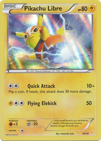 Pikachu Libre (30/30) [XY: Trainer Kit 3 - Pikachu Libre] | Exor Games Summserside