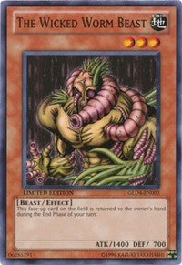 The Wicked Worm Beast [GLD4-EN003] Common | Exor Games Summserside