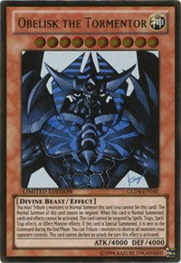 Obelisk the Tormentor [GLD4-EN030] Gold Rare | Exor Games Summserside