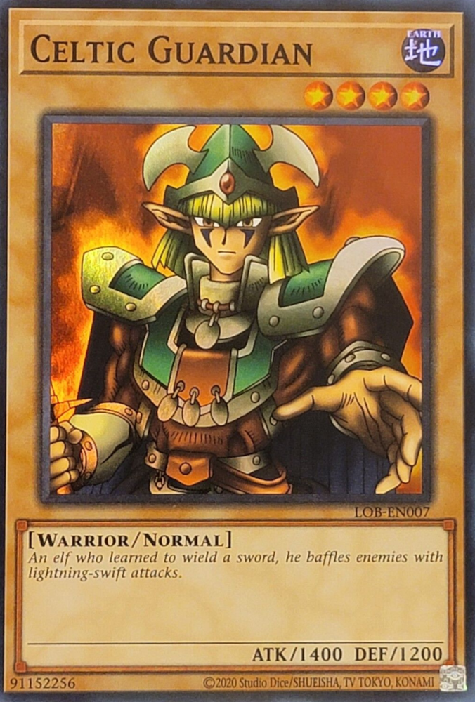 Celtic Guardian (25th Anniversary) [LOB-EN007] Super Rare | Exor Games Summserside