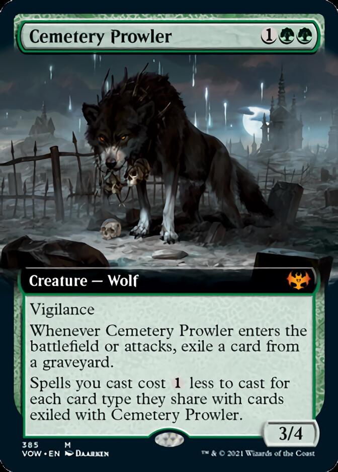 Cemetery Prowler (Extended) [Innistrad: Crimson Vow] | Exor Games Summserside