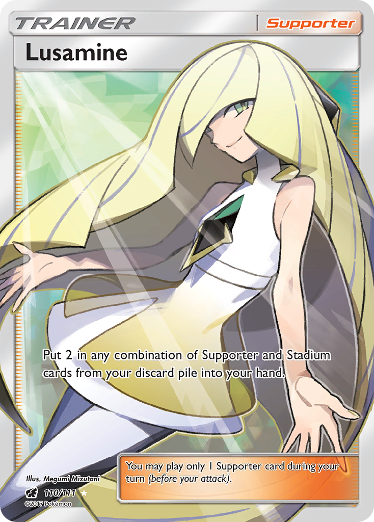 Lusamine (110/111) [Sun & Moon: Crimson Invasion] | Exor Games Summserside