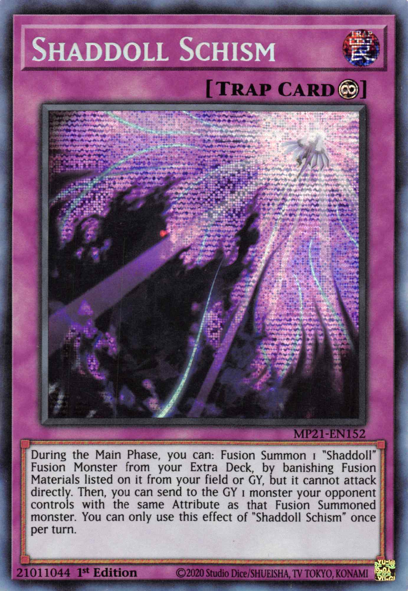 Shaddoll Schism [MP21-EN152] Prismatic Secret Rare | Exor Games Summserside