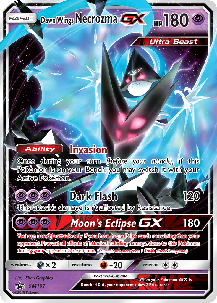 Dawn Wings Necrozma GX (SM101) [Sun & Moon: Black Star Promos] | Exor Games Summserside