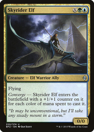 Skyrider Elf [Battle for Zendikar] | Exor Games Summserside