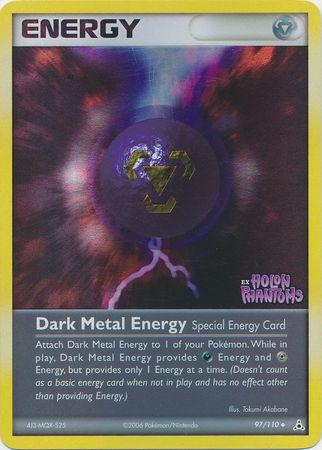 Dark Metal Energy (97/110) (Stamped) [EX: Holon Phantoms] | Exor Games Summserside