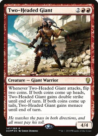 Two-Headed Giant [Dominaria Promos] | Exor Games Summserside