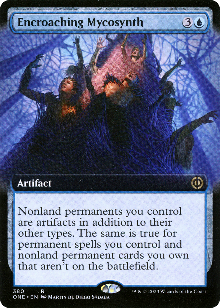 Encroaching Mycosynth (Extended Art) [Phyrexia: All Will Be One] | Exor Games Summserside