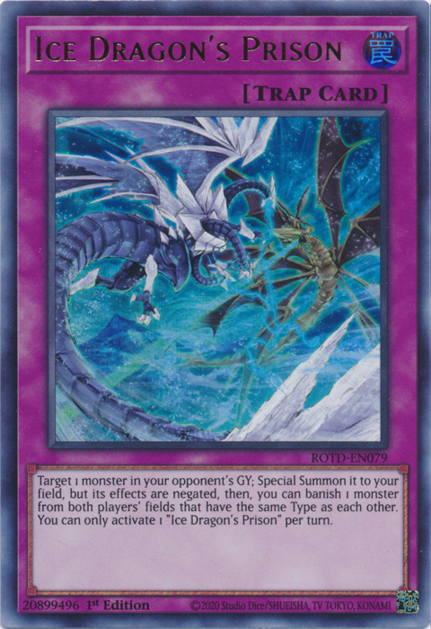 Ice Dragon's Prison [ROTD-EN079] Ultra Rare | Exor Games Summserside