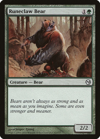 Runeclaw Bear [Duels of the Planeswalkers] | Exor Games Summserside