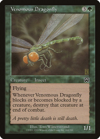 Venomous Dragonfly [Mercadian Masques] | Exor Games Summserside