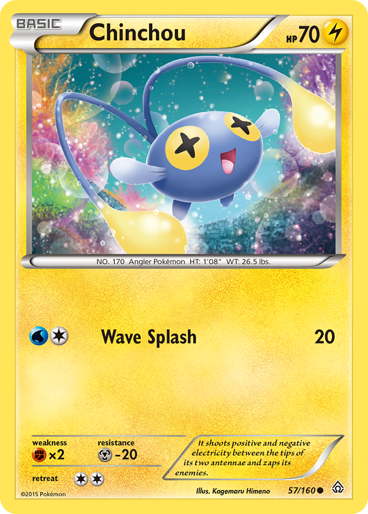 Chinchou (57/160) [XY: Primal Clash] | Exor Games Summserside