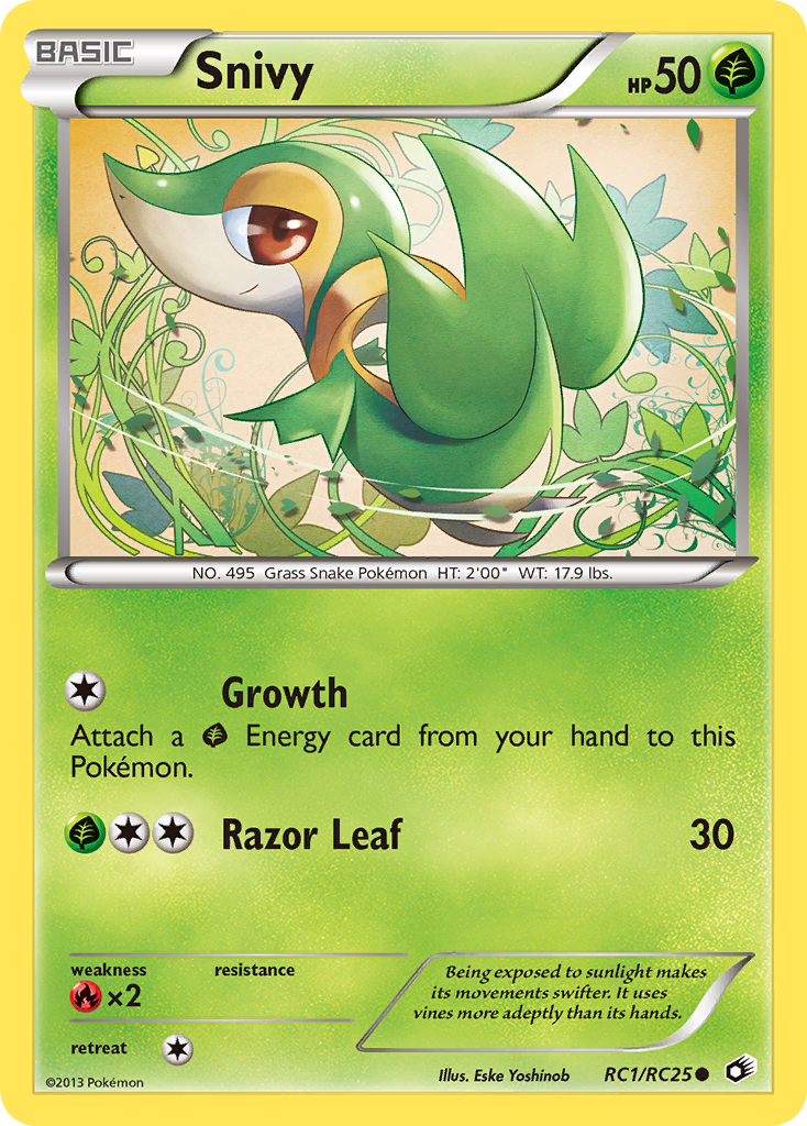 Snivy (RC1/RC25) [Black & White: Legendary Treasures] | Exor Games Summserside