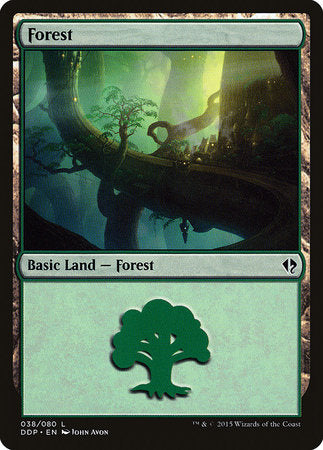 Forest (38) [Duel Decks: Zendikar vs. Eldrazi] | Exor Games Summserside